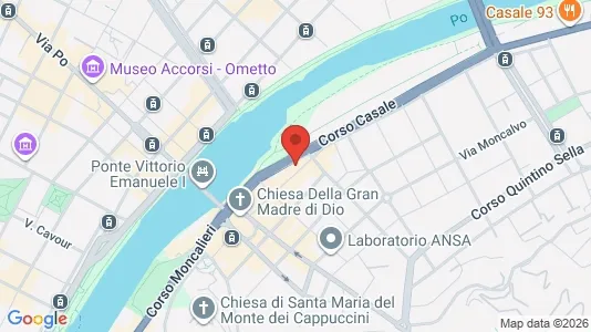 Apartments for rent i Turin - kort over placeringen