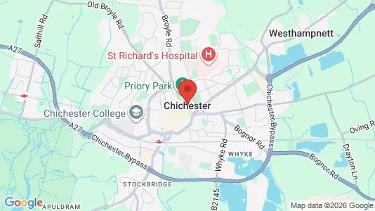 Houses for rent i Chichester - West Sussex - kort over placeringen