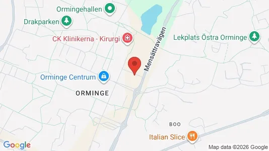 Apartments for rent i Nacka - kort over placeringen