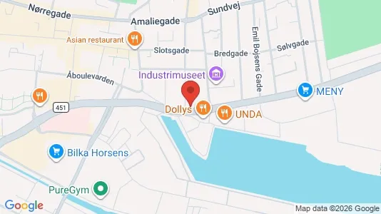 Apartments for rent i Horsens - kort over placeringen