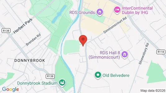 Apartments for rent i Dublin 4 - kort over placeringen