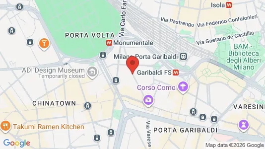 Apartments for rent i Milano Zona 1 - Centro storico - kort over placeringen