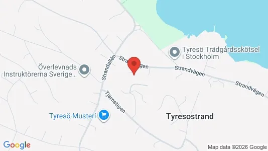 Apartments for rent i Tyresö - kort over placeringen