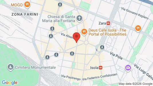 Rooms for rent i Milano Zona 9 - Porta Garibaldi, Niguarda - kort over placeringen