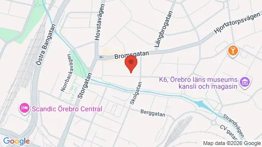Apartments for rent i Örebro - kort over placeringen