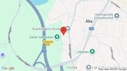 Apartments for rent i Nacka - kort over placeringen