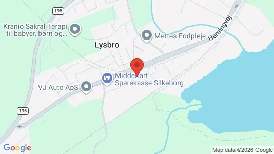 Apartments for rent i Silkeborg - kort over placeringen