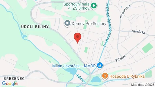 Apartments for rent i Chomutov - kort over placeringen