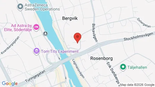 Apartments for rent i Södertälje - kort over placeringen