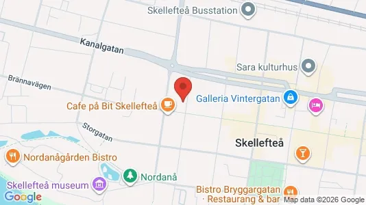 Apartments for rent i Skellefteå - kort over placeringen