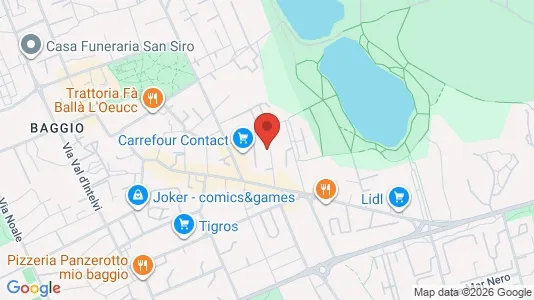 Apartments for rent i Milano Zona 7 - Baggio, De Angeli, San Siro - kort over placeringen