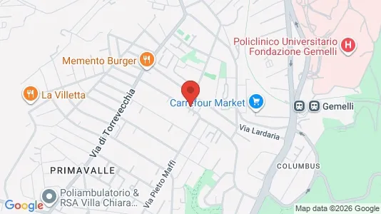 Apartments for rent i Roma Municipio XIV – Monte Mario - kort over placeringen