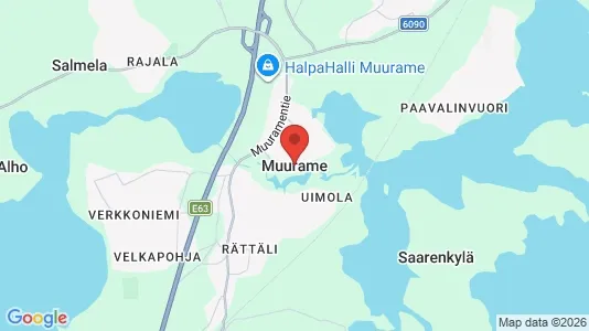 Houses for rent i Muurame - kort over placeringen
