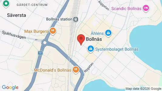 Apartments for rent i Bollnäs - kort over placeringen