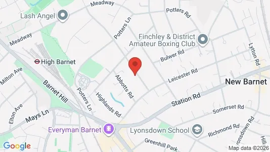 Apartments for rent i Barnet - Hertfordshire - kort over placeringen