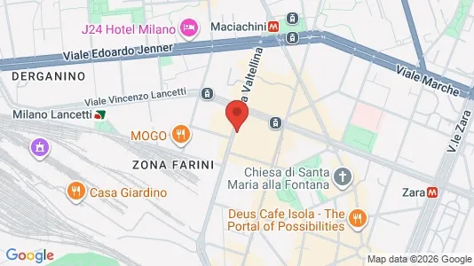 Apartments for rent i Milano Zona 9 - Porta Garibaldi, Niguarda - kort over placeringen