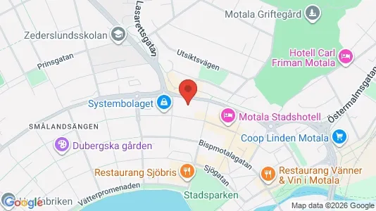 Apartments for rent i Motala - kort over placeringen