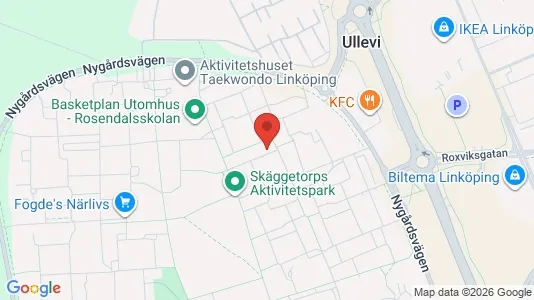 Apartments for rent i Linköping - kort over placeringen