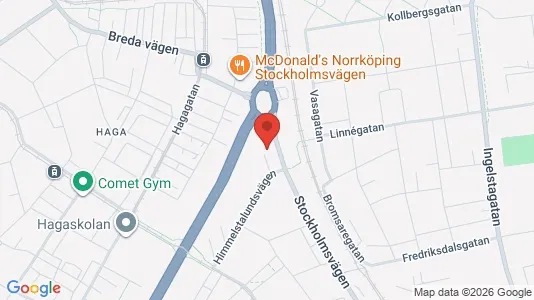 Apartments for rent i Norrköping - kort over placeringen