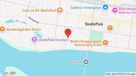 Apartments for rent i Skellefteå - kort over placeringen