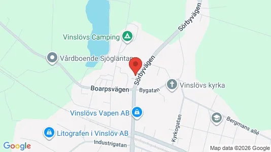 Apartments for rent i Hässleholm - kort over placeringen