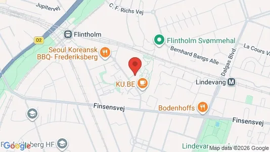 Apartments for rent i Frederiksberg - kort over placeringen
