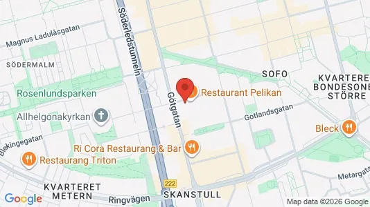 Apartments for rent i Södermalm - kort over placeringen