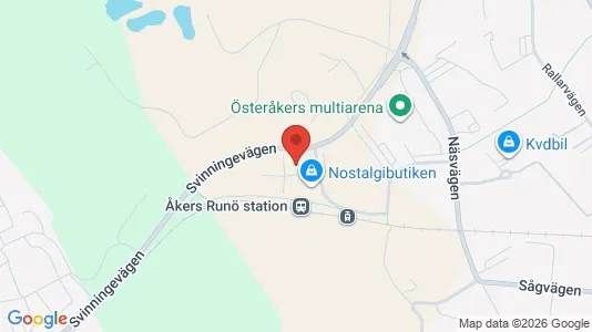Apartments for rent i Österåker - kort over placeringen