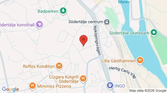 Apartments for rent i Södertälje - kort over placeringen