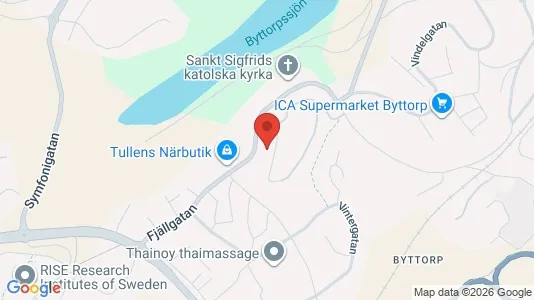 Apartments for rent i Borås - kort over placeringen