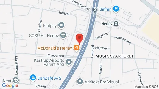 Apartments for rent i Herlev - kort over placeringen