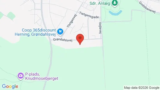 Apartments for rent i Herning - kort over placeringen