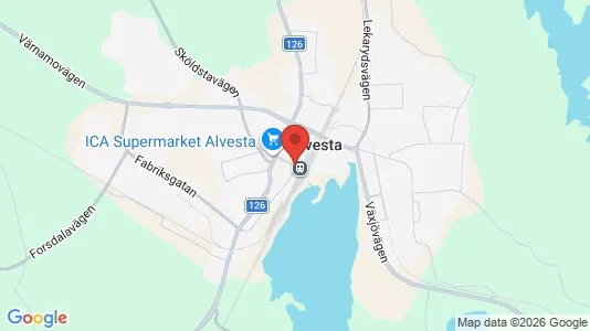 Apartments for rent i Alvesta - kort over placeringen