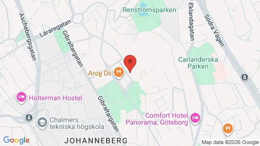 Apartments for rent i Johanneberg - kort over placeringen