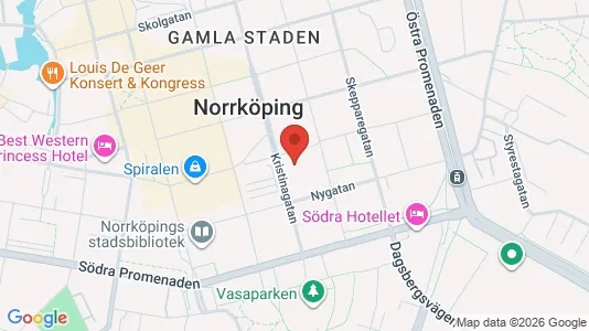 Apartments for rent i Norrköping - kort over placeringen
