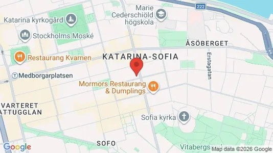 Apartments for rent i Södermalm - kort over placeringen