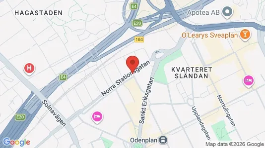 Apartments for rent i Vasastan - kort over placeringen