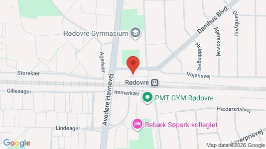 Apartments for rent i Rødovre - kort over placeringen