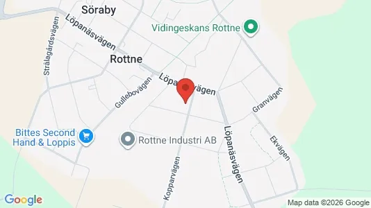 Apartments for rent i Växjö - kort over placeringen
