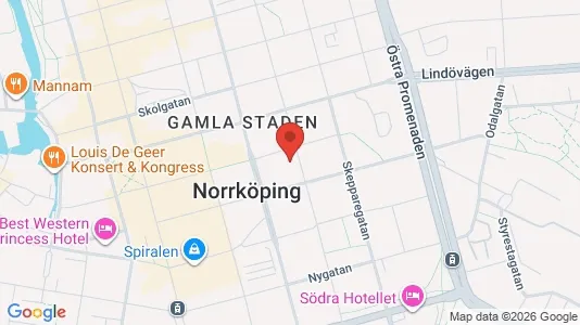 Apartments for rent i Norrköping - kort over placeringen