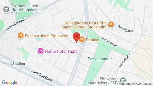 Apartments for rent i Gärdet/Djurgården - kort over placeringen
