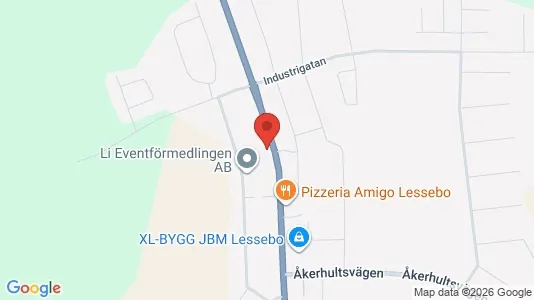 Apartments for rent i Lessebo - kort over placeringen