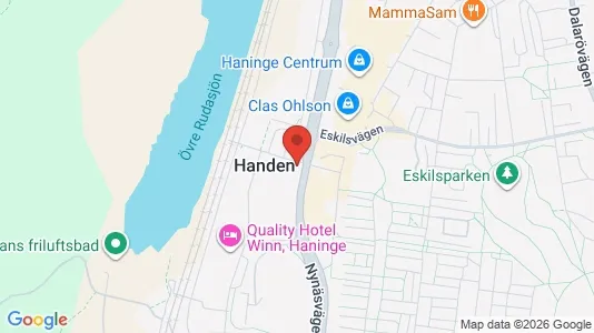 Apartments for rent i Haninge - kort over placeringen
