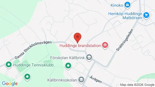 Apartments for rent i Huddinge - kort over placeringen
