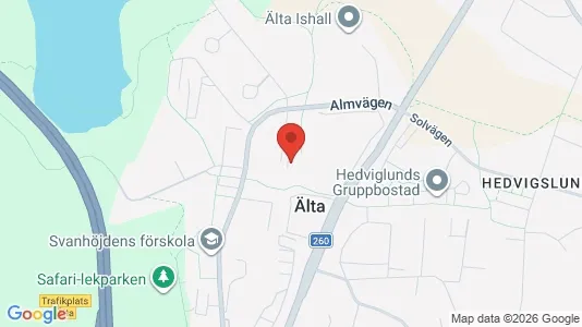 Apartments for rent i Nacka - kort over placeringen