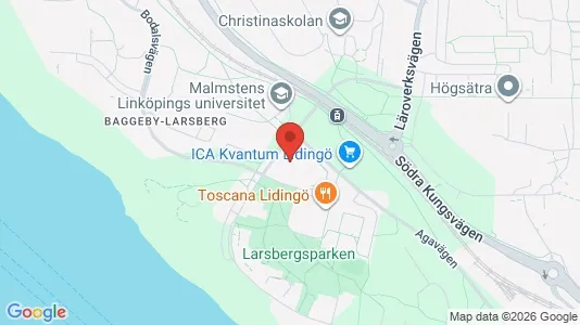 Apartments for rent i Lidingö - kort over placeringen