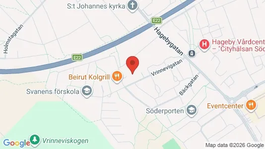 Apartments for rent i Norrköping - kort over placeringen