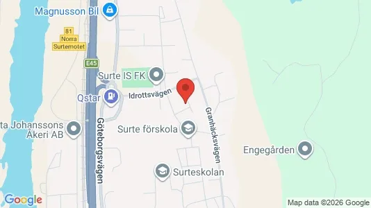 Apartments for rent i Ale - kort over placeringen