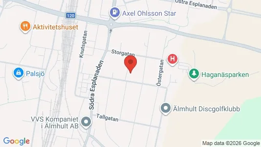 Apartments for rent i Älmhult - kort over placeringen