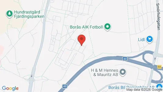 Apartments for rent i Borås - kort over placeringen